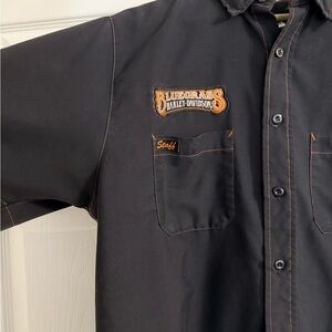 Vintage Harley-Davidson Men's Genuine Work Wear Staff Shirt